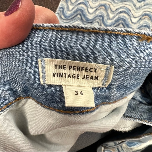 Madewell Curvy Plus The Perfect Vintage Jean in Fitzgerald Wash 34 & 36 - Picture 7 of 10